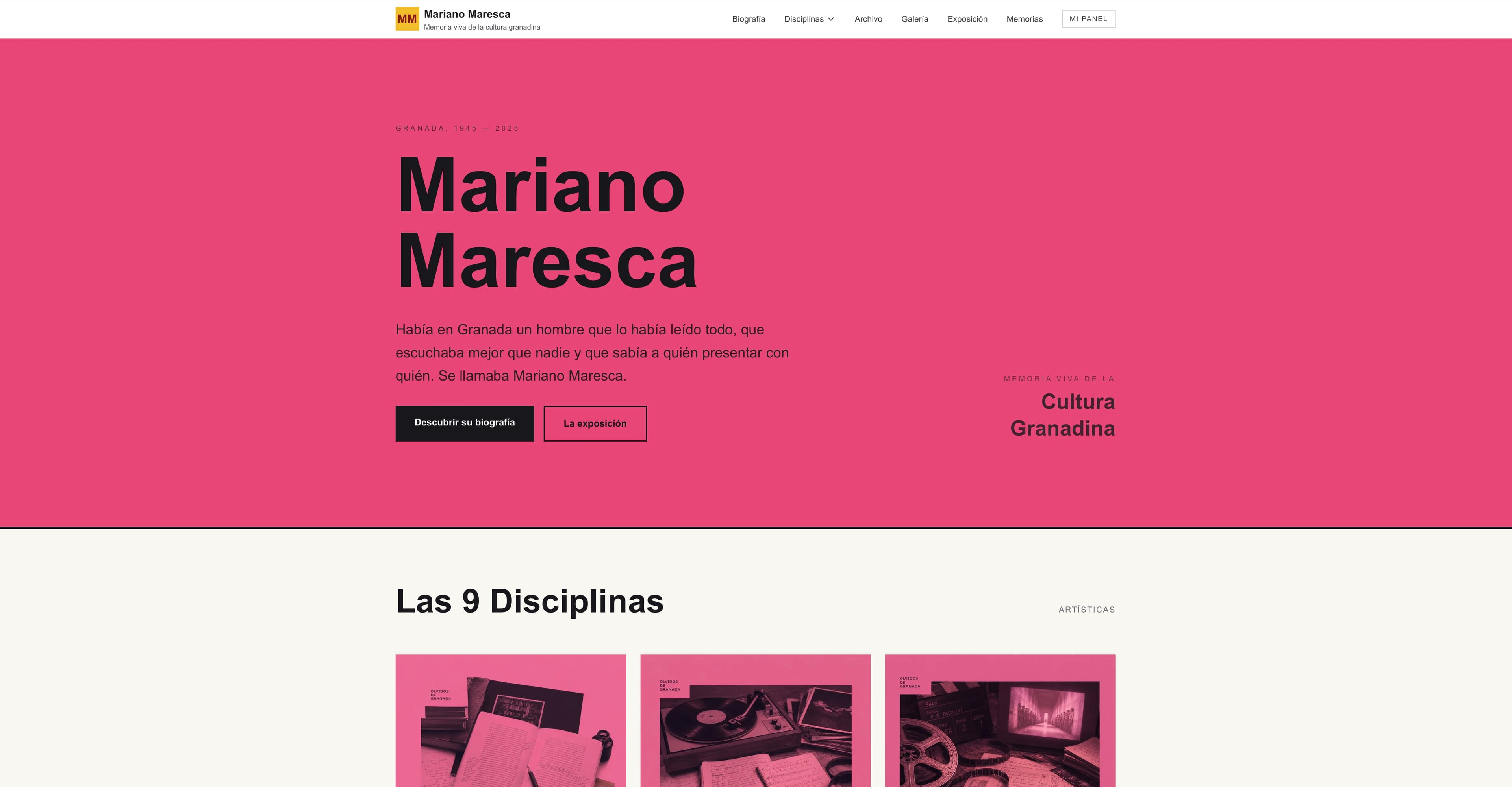 Mariano Maresca - Exposición Web